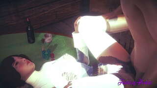 Star Wars Hentai 3D - Leia Rígido Sexo em uma Taverna