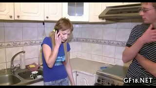 Pretty teen hotty tha doggy fasain