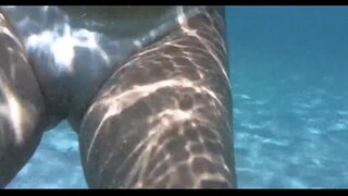 ���र्म लड़की के साथ, पानी पर porto डा barra साल्वाडोर बाहिया