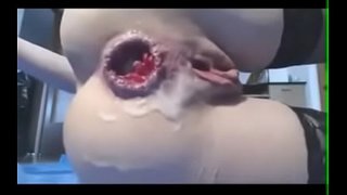 всезнайка падлетак кулак ударыў яе азадак з дзіўным сквирт аргазм