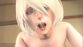 2b мый огыл эше ик yorha Nier видеоклип Automata компиляций