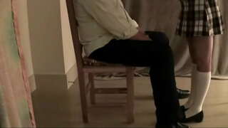 Cùisean aig an taigh smachd hairbrush spanking