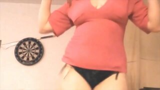 Танцую в своих Сексуальных Шелковистых трусиках